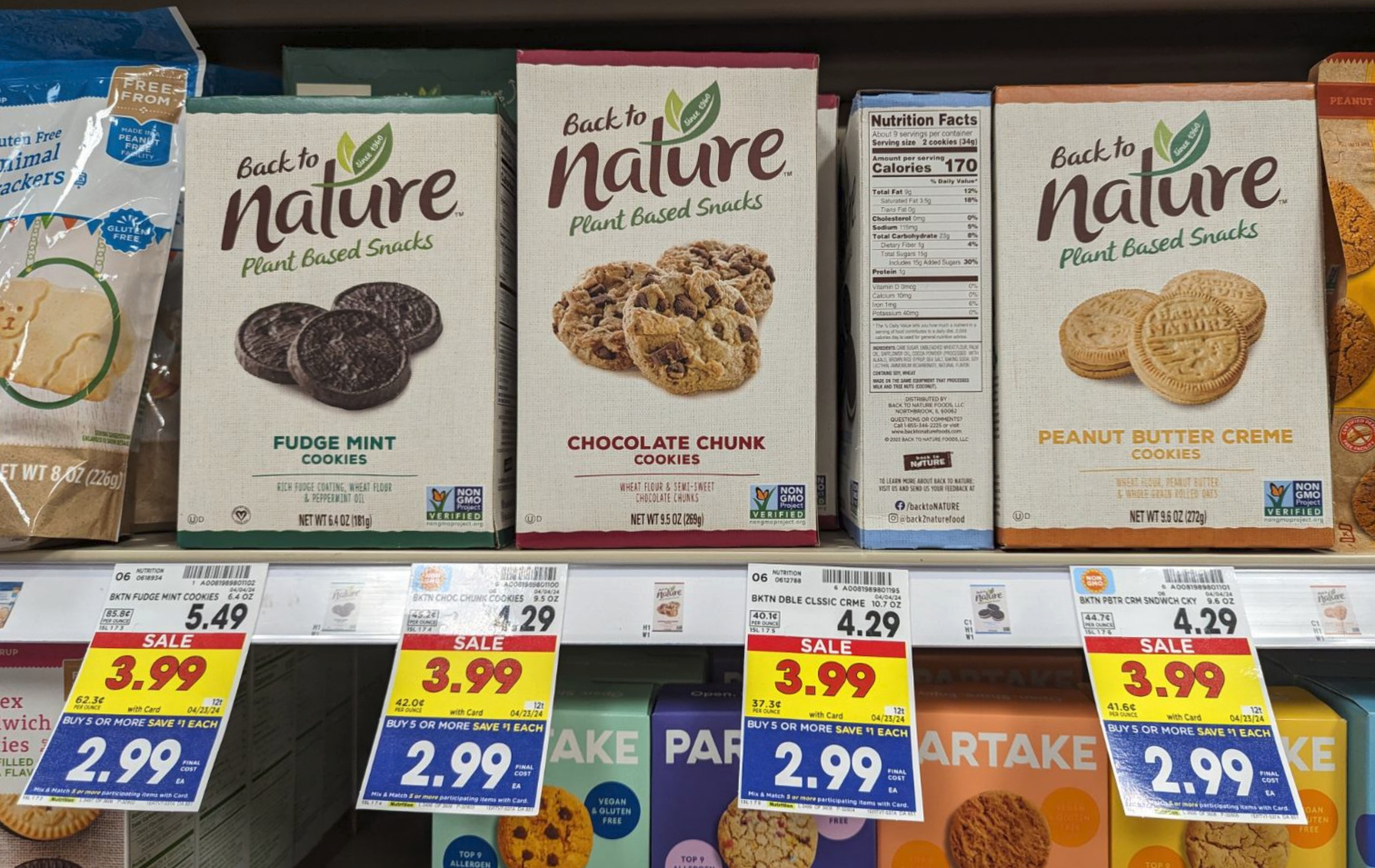 Back To Nature Cookies As Low As $1.49 At Kroger