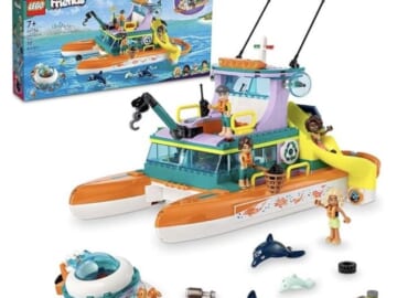 LEGO Friends Sea Rescue Boat 41734 Building Toy Set