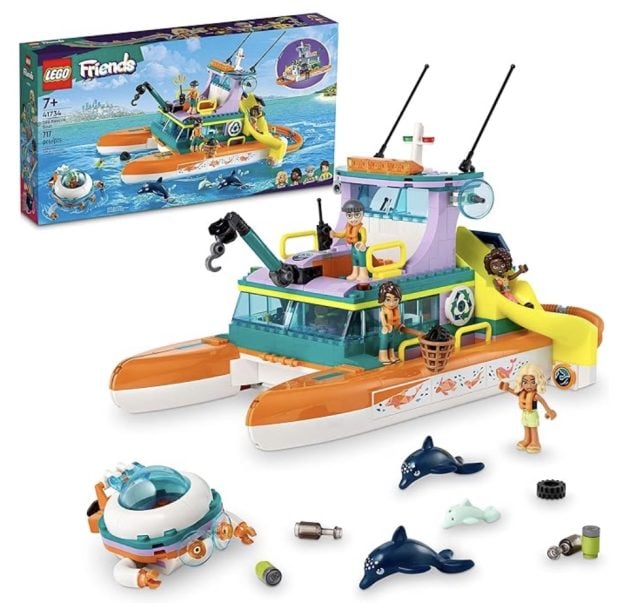 LEGO Friends Sea Rescue Boat 41734 Building Toy Set