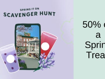 Starbucks | Easy 50% Off Spring Beverage