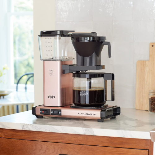 Today Only! 10-Cup Coffee Maker, Rose Gold, 40 ounce $265 Shipped Free (Reg. $379)