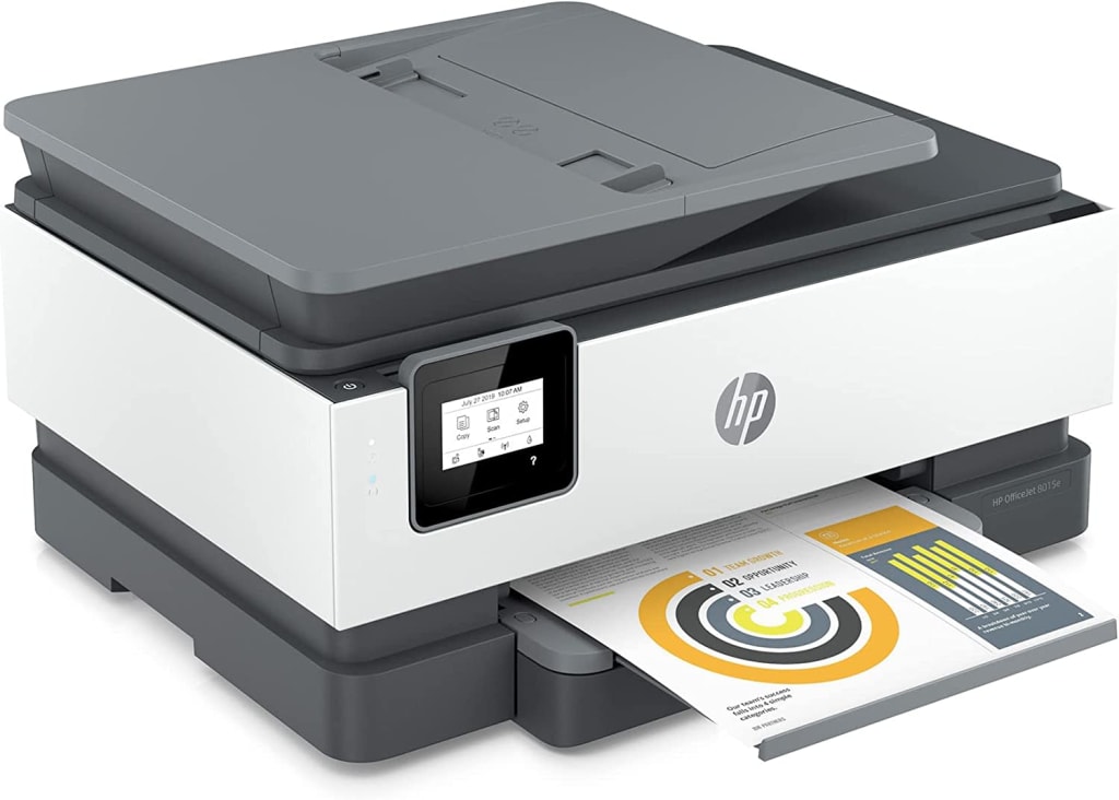 HP OfficeJet 8015e Wireless Color All-in-One Printer for $100 + free shipping