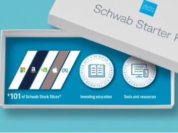 New Schwab Investors Get $101 Stock Slices With First $50 Deposit!