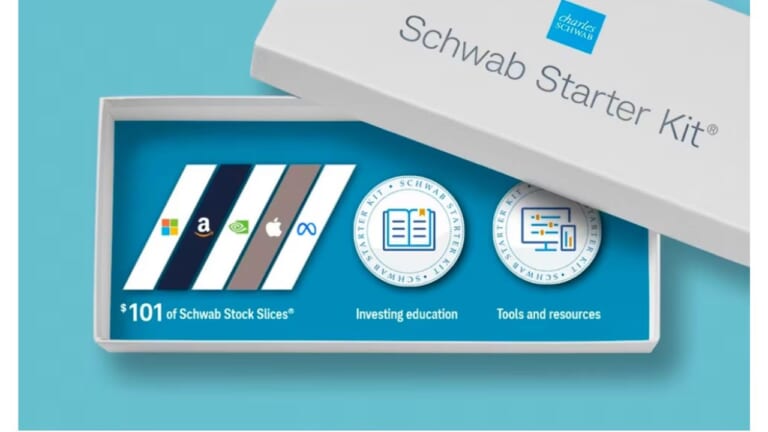 New Schwab Investors Get $101 Stock Slices With First $50 Deposit!