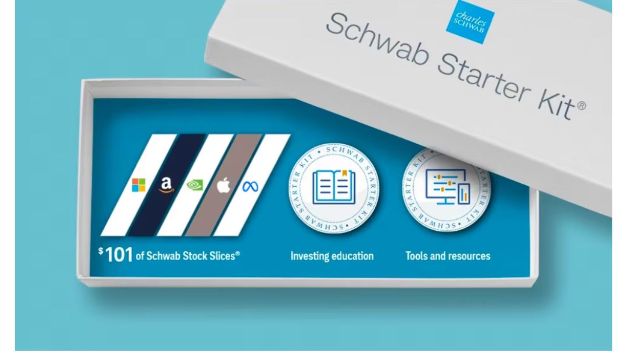 New Schwab Investors Get $101 Stock Slices With First $50 Deposit!
