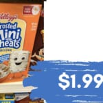 $1.99 Kellogg’s Cereal at CVS