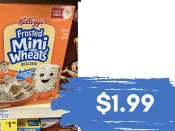 $1.99 Kellogg’s Cereal at CVS