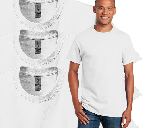 Gildan Adult Ultra Cotton T-Shirt, 3-Pack as low as $9.58 Shipped Free (Reg. $19) – $3.19/Shirt – S to 5XL