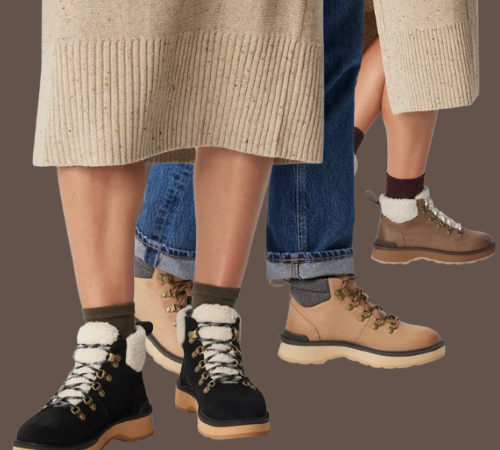 Sorel Women’s Hi-Line Lace Up Cozy Hiker Boots $36.93 (Reg. $185) – 3 Colors