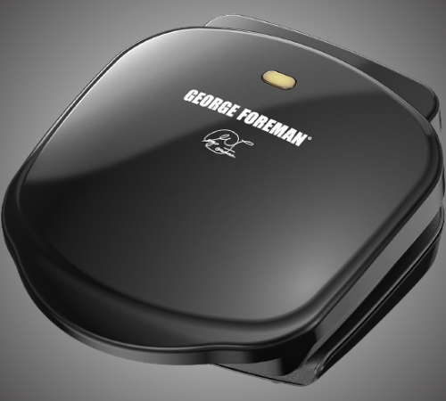 George Foreman 2-Serving Classic Plate Electric Indoor Grill and Panini Press $13.99 (Reg. $25)