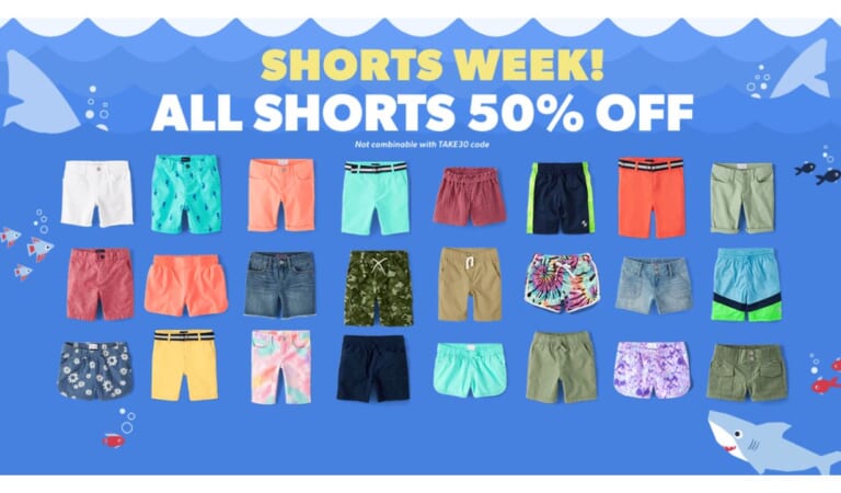 The Children’s Place | 50% Off All Shorts