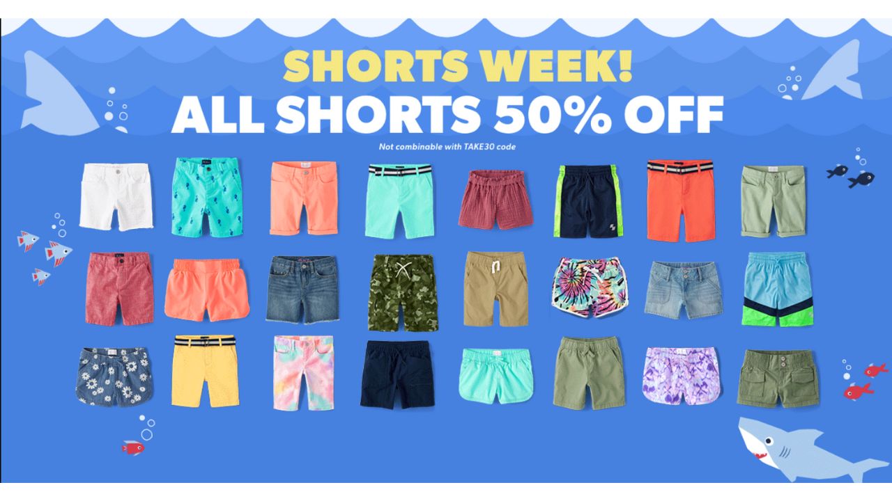 The Children’s Place | 50% Off All Shorts