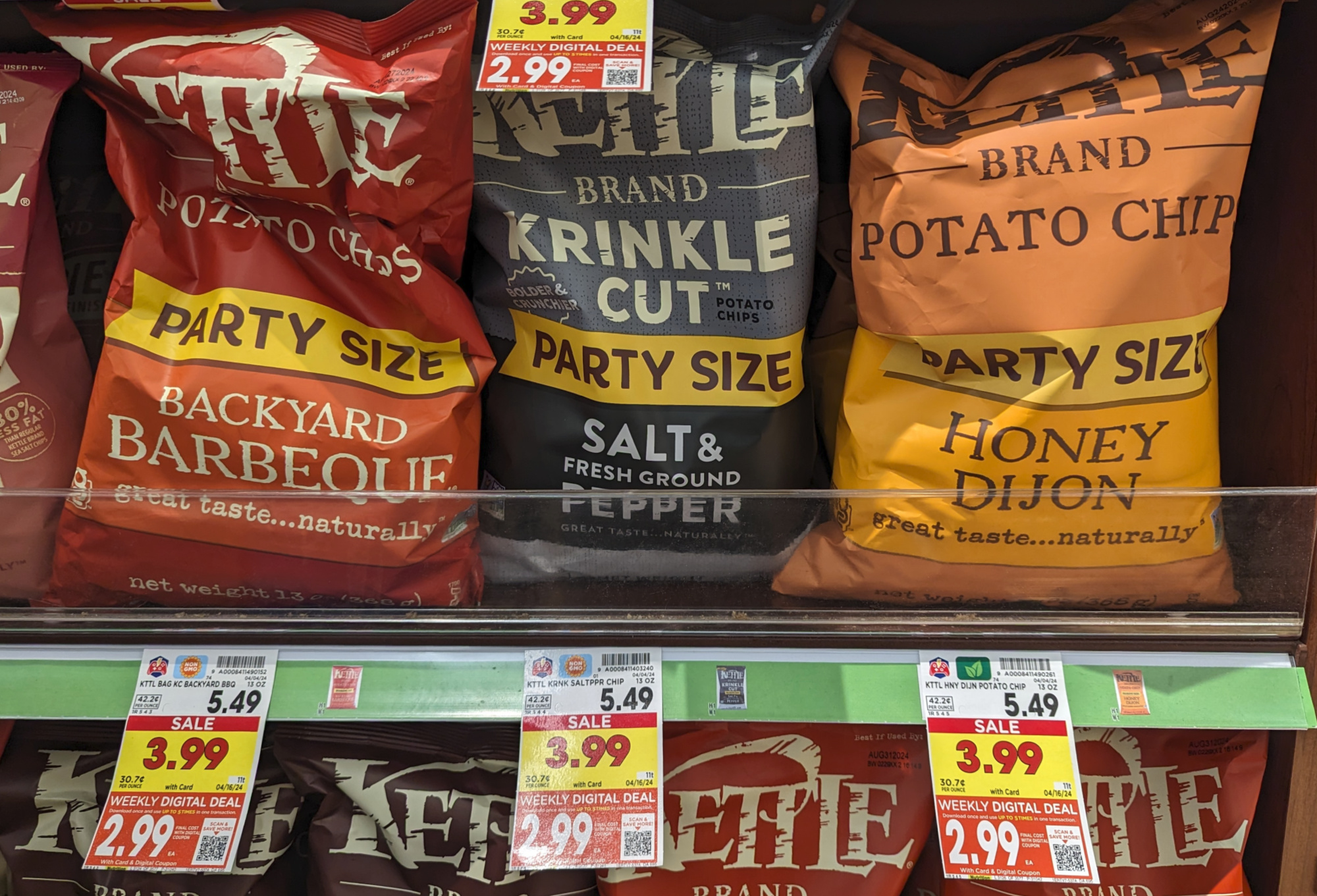 Kettle Brand Potato Chips Party Size Bags Just $2.99 At Kroger