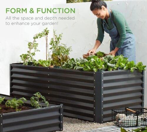 Outdoor Metal Raised Garden Bed (Gray) $89.99 Shipped Free (Reg. $130) – 6x3x2-Feet