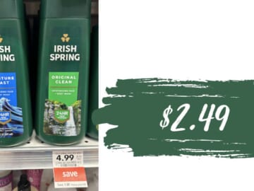 $2.49 Irish Spring Body Wash