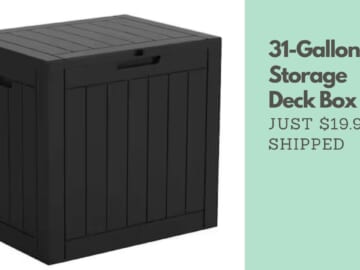 31-Gallon Deck Storage Box Just $19.99 Shipped (Reg. $36)