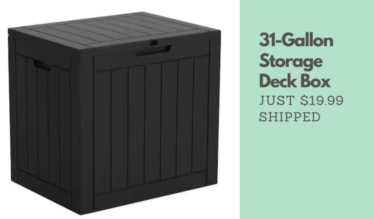 31-Gallon Deck Storage Box Just $19.99 Shipped (Reg. $36)