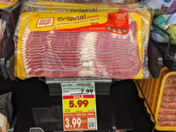Oscar Mayer Bacon As Low As $3.99 At Kroger (Regular Price $8.99)