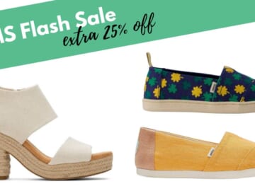 Toms Flash Sale | 25% off Shoes for the Whole Family + Accessories