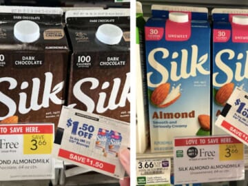 33¢ Silk Almondmilk at Publix