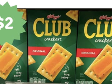 Town House & Club Crackers for $2 at Kroger