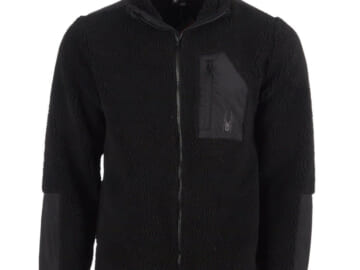 Spyder Men's Sherpa Militant Jacket for $25 + free shipping w/ $75