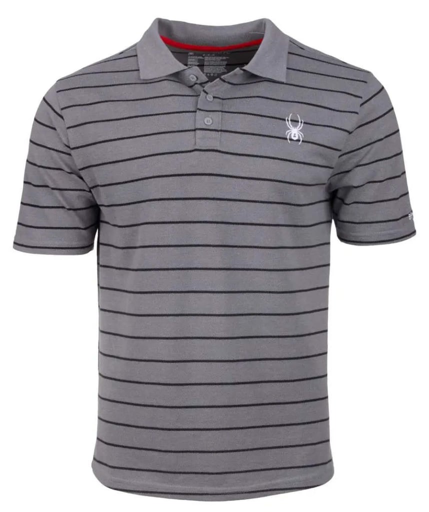 Spyder Men's Classic Stripe Logo Polo Shirt for $30 for 3 + free shipping w/ $75
