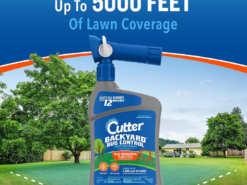 Cutter Backyard Bug Control Spray Concentrate, 32 oz as low as $8.08 Shipped Free (Reg. $17) – Kills Mosquitoes, Fleas & Listed Ants