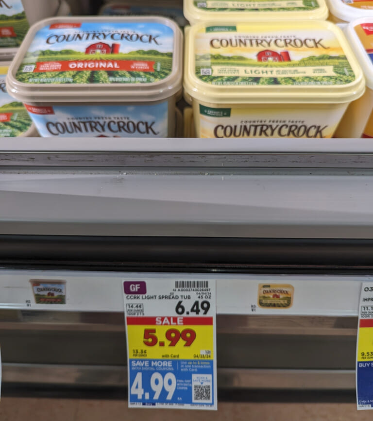 Big Tubs Of Country Crock Spread As Low As $4.49 At Kroger