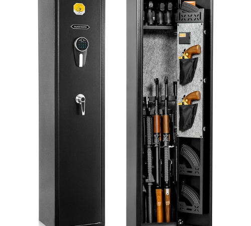 Keep your firearms stored safely and securely with this 5 Long Gun Safe Rifles Safe for just $197.99 After Code (Reg. $219.99) + Free Shipping