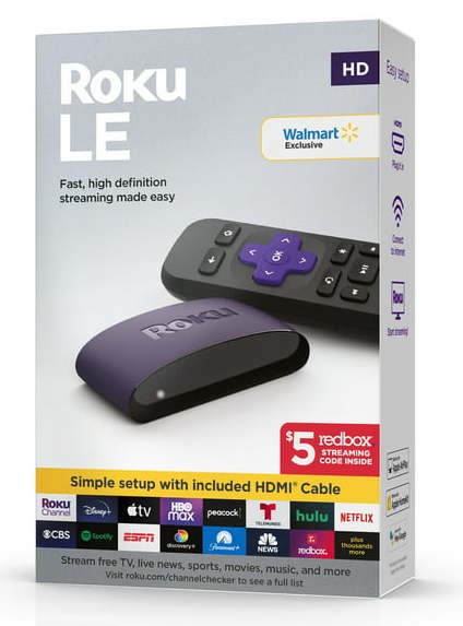 Roku LE HD Streaming Media Player for $20 + free shipping w/ $35