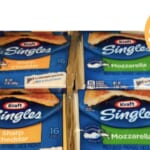$2.49 Kraft Cheese Singles with Kroger eCoupon