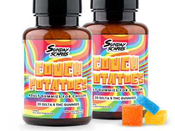Sunday Scaries 5mg Delta-9 THC Gummies 20-Count Bottle 2-Pack for $49 + free shipping