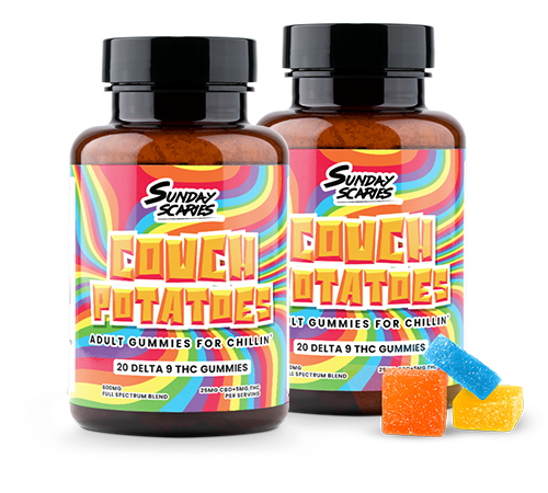 Sunday Scaries 5mg Delta-9 THC Gummies 20-Count Bottle 2-Pack for $49 + free shipping