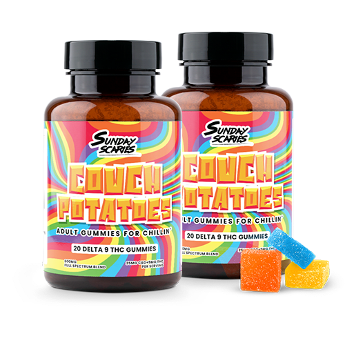 Sunday Scaries 5mg Delta-9 THC Gummies 20-Count Bottle 2-Pack for $49 + free shipping