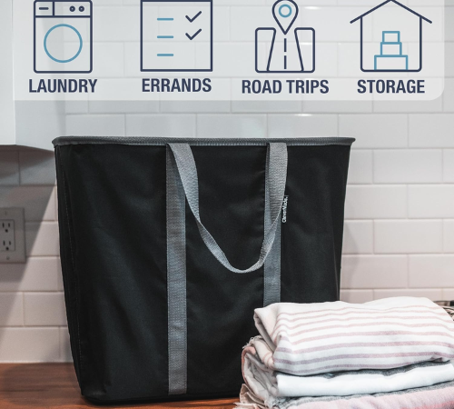 CleverMade 2-Pack Collapsible Laundry Caddy $35.99 Shipped Free (Reg. $45) – $18/64-Liter Caddy