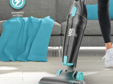 IonVac ZipVac 3-in-1 Upright Handheld Corded Stick Vacuum $24.17 (Reg $40)