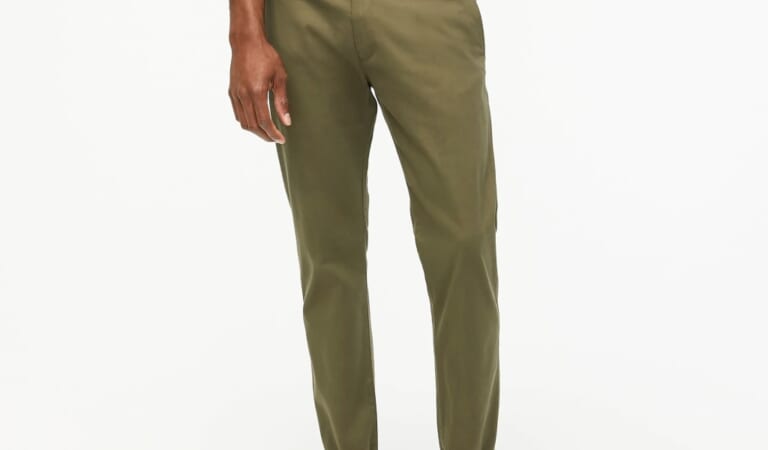J. Crew Factory Men's Pants Clearance: Up to 29% off + extra 70% off + free shipping