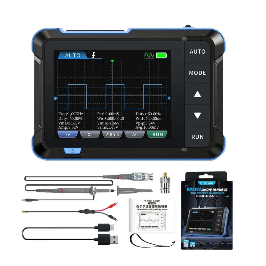 2-in-1 Portable Digital Oscilloscope from $29 + free shipping