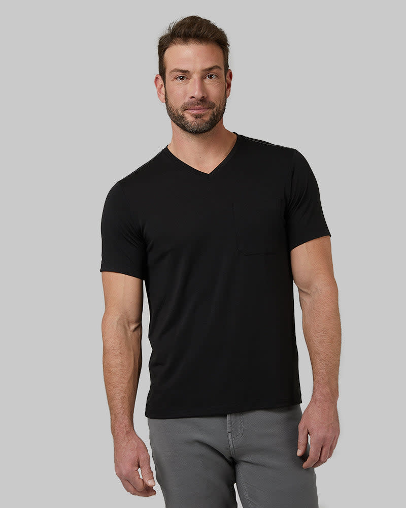 32 Degrees Men's Everyday V-Neck Pocket T-Shirt for $25 for 5 + free shipping