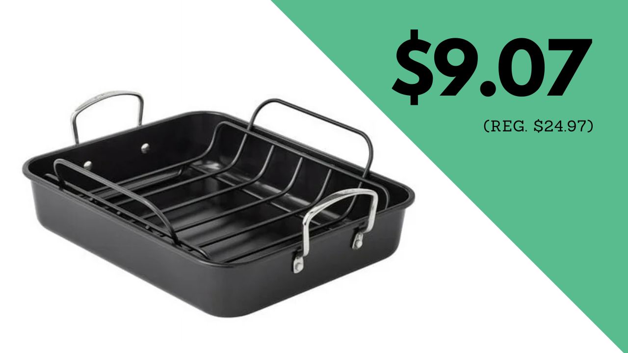 Pioneer Woman Timeless Nonstick Roaster $9.07 (reg. $25) + More Deals!
