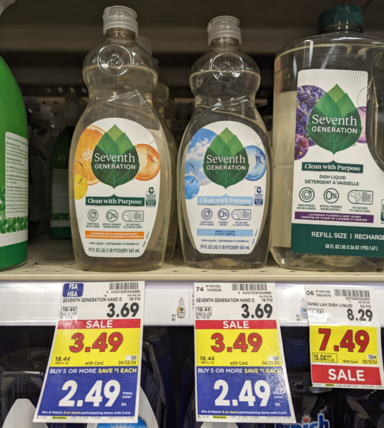 Seventh Generation Dish Liquid Just $1.49 (Regular Price $3.69)