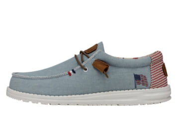 Hey Dude Men's Wally Americana Shoes for $30 + free shipping w/ $60