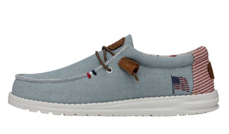 Hey Dude Men's Wally Americana Shoes for $30 + free shipping w/ $60