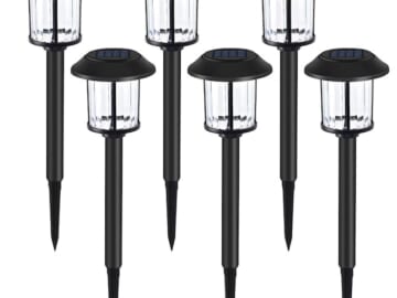 Harbor Breeze 10-Lumen Solar LED Outdoor Path Light 6-Pack for $20 + free shipping w/ $45