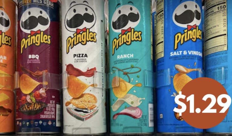Get Pringles Chips for $1.29 | Kroger Mega Deal
