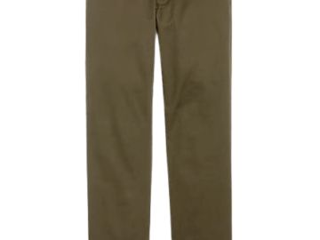 J.Crew Factory Men's Slim Fit Flex Chino Pants for $18 + free shipping w/ $99