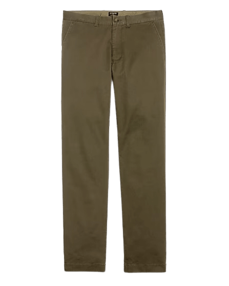 J.Crew Factory Men's Slim Fit Flex Chino Pants for $18 + free shipping w/ $99