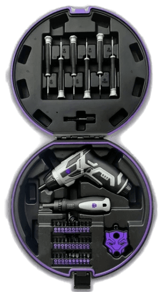 Marvel Black Panther 41-Piece Cordless Screwdriver Set for $13 + free shipping w/ $35