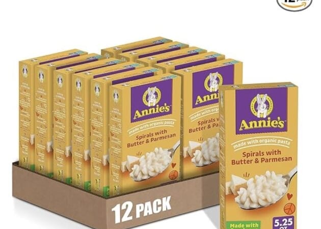 Annie’s Butter and Parmesan Spirals Macaroni & Cheese (Pack of 12) only $11.91 shipped!